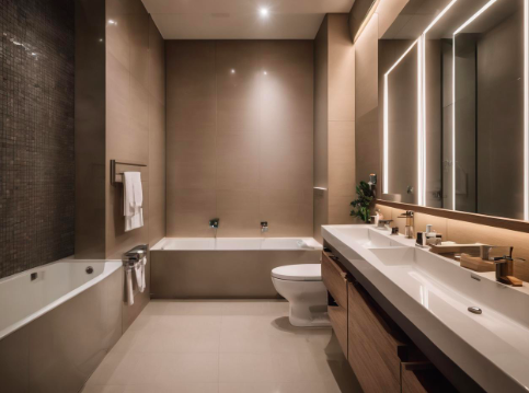 modern toilet HDB design 